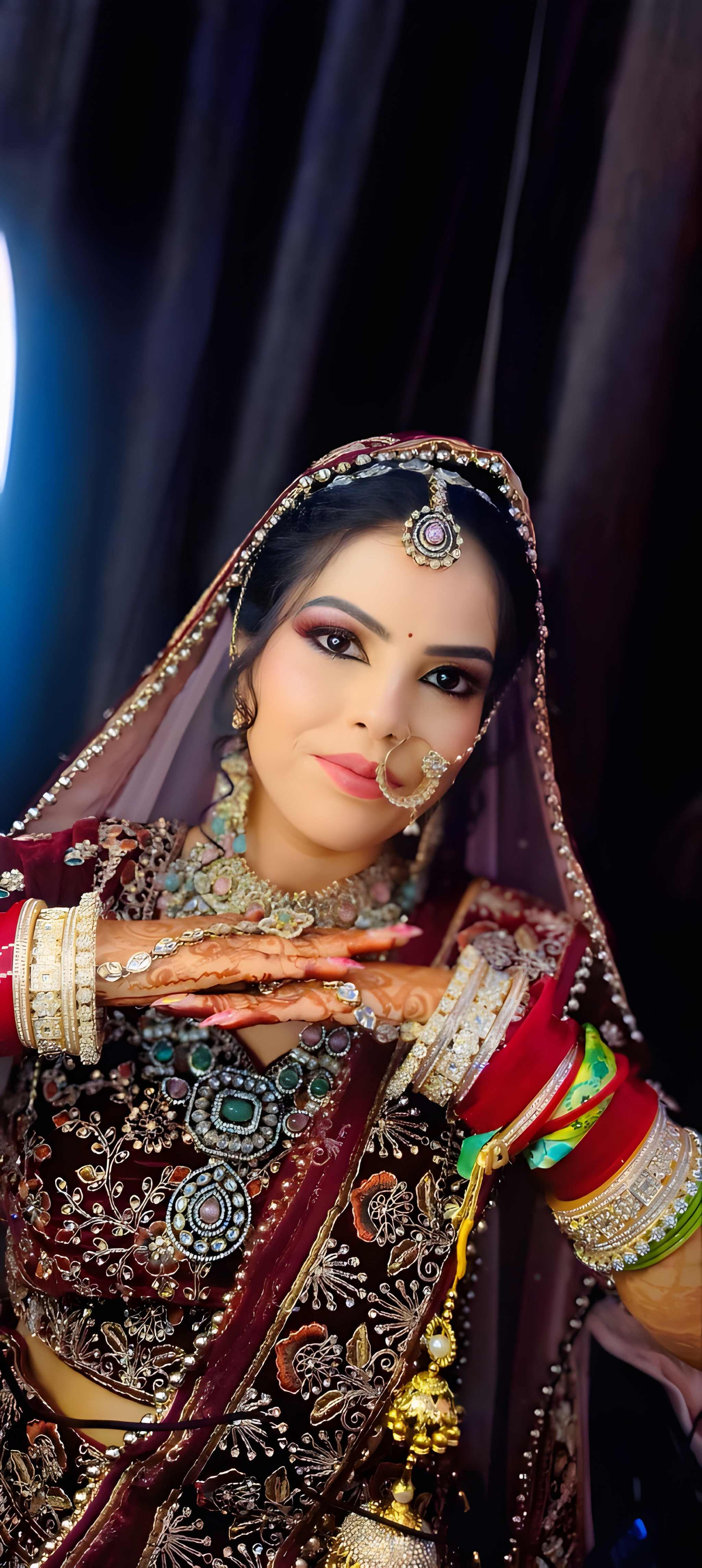 Reception Glam - Tanishq Makeover