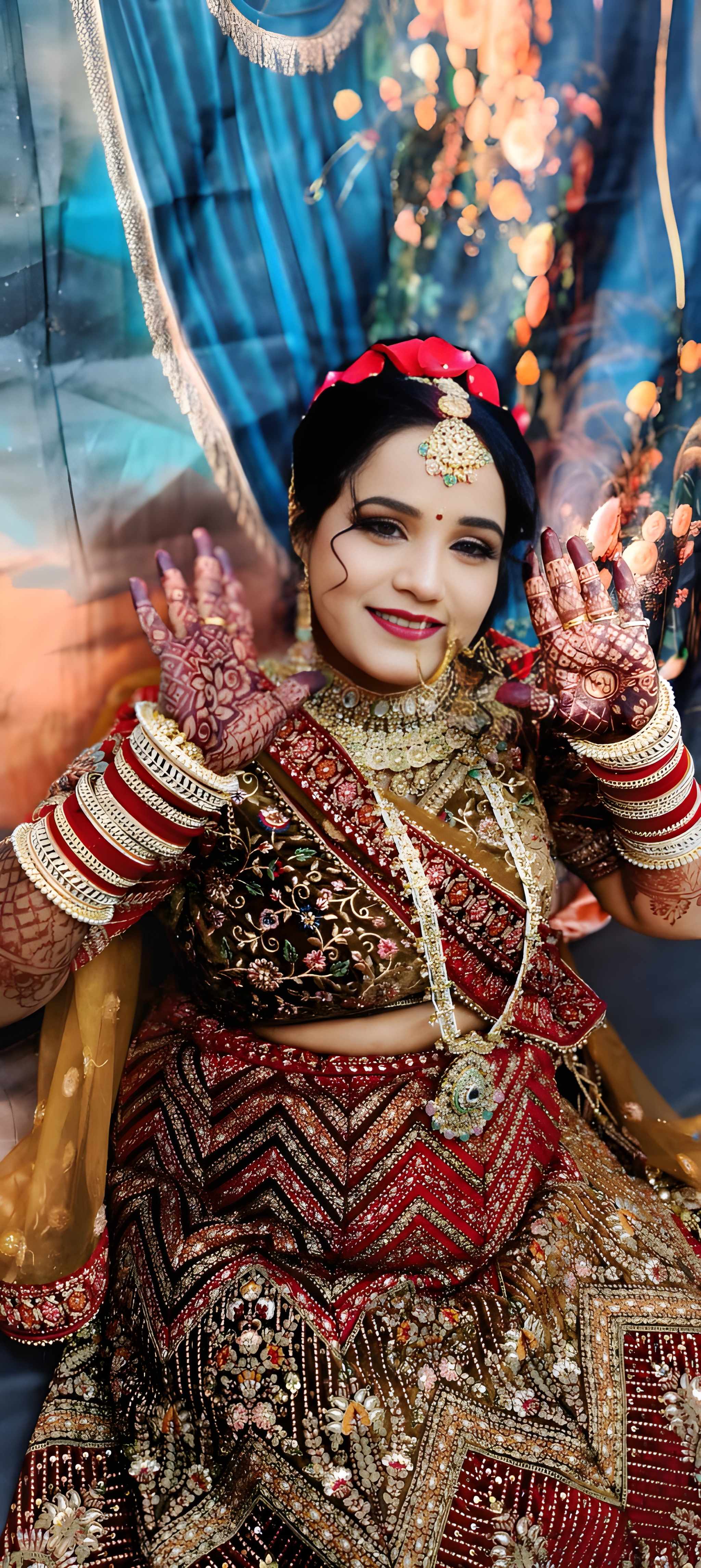 Contemporary Bridal Look